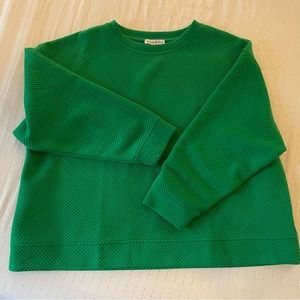 See and be Seen size large green sweater